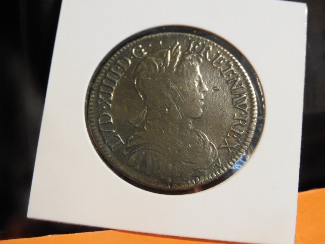  FRANCE 1/2 ECU 1652 X [AMIENS].GRADE-PLEASE SEE PHOTOS.   