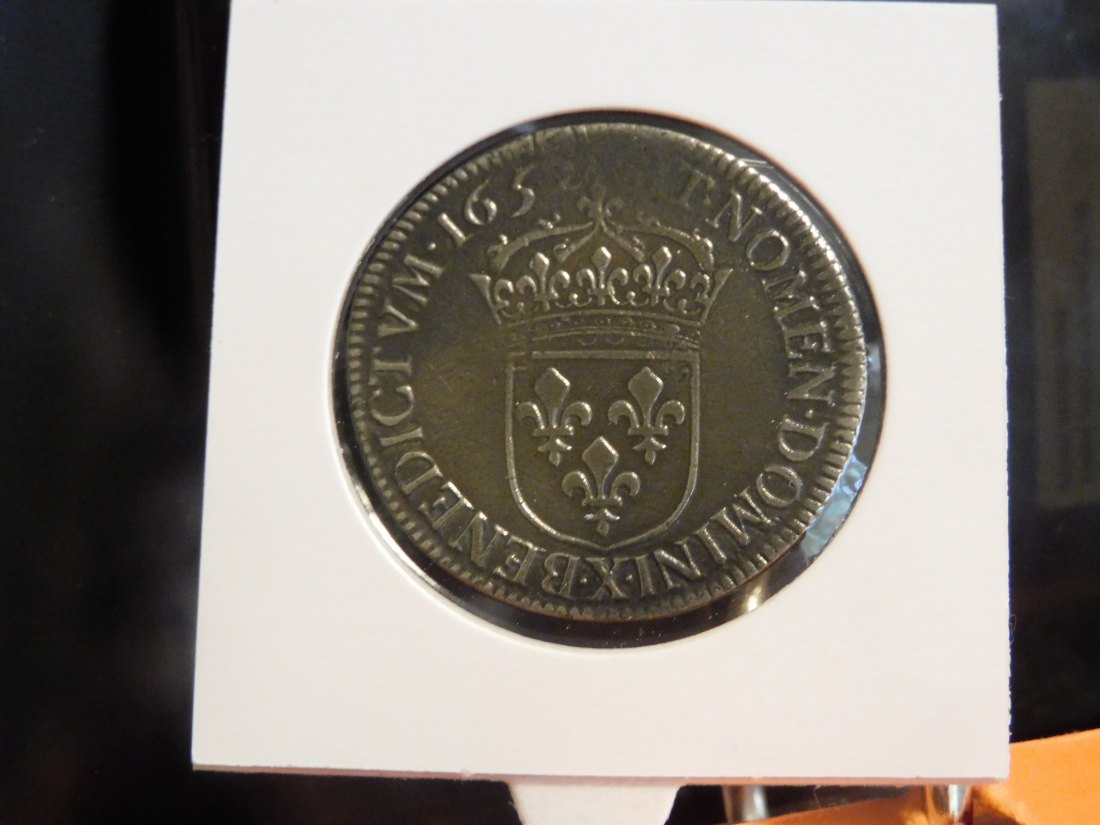  FRANCE 1/2 ECU 1652 X [AMIENS].GRADE-PLEASE SEE PHOTOS.   