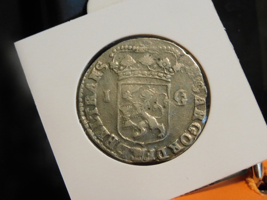 NETHERLANDS 1 GULDEN 1718.GRADE-PLEASE SEE PHOTOS.   