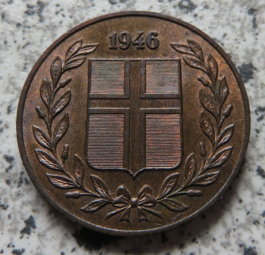  Island 5 Aurar 1946   