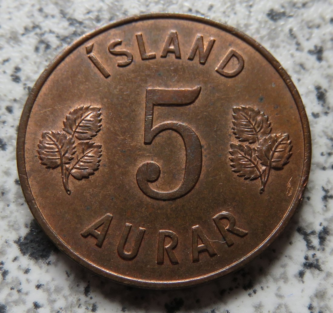  Island 5 Aurar 1966   
