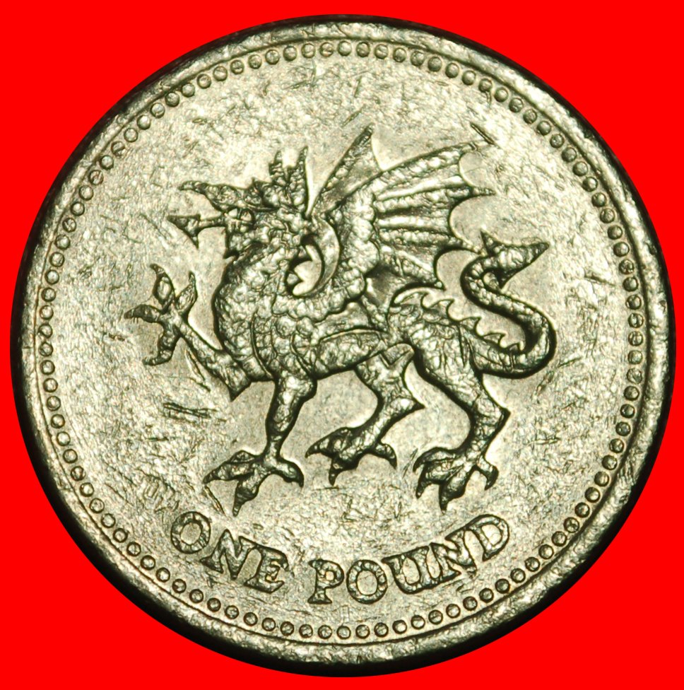 Ⰶ DRACHEN: GROSSBRITANNIEN ★ 1 PFUND 2000! ELISABETH II. (1953-2022) ★ ★OHNE VORBEHALT!