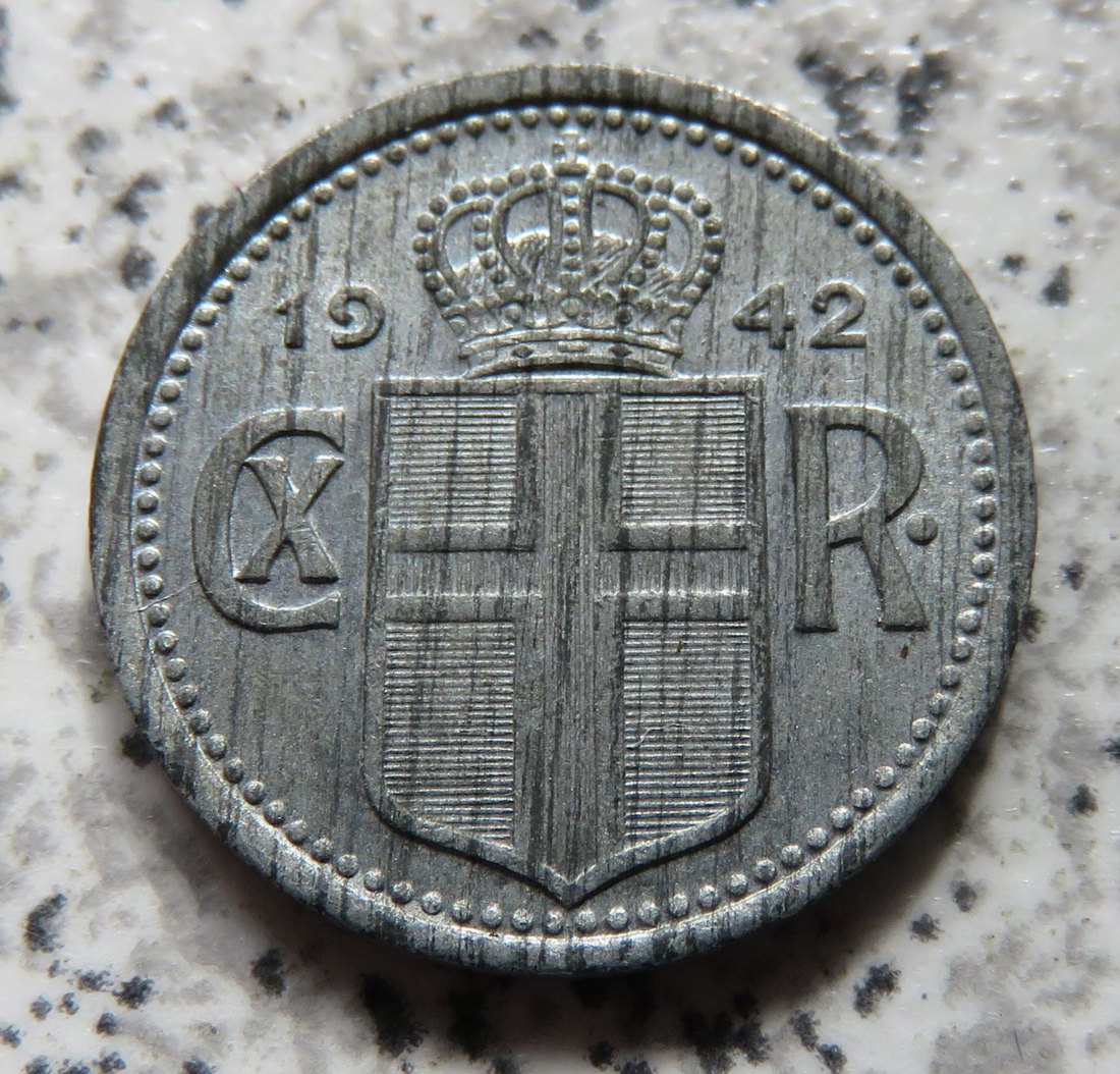  Island 10 Aurar 1942, Erhaltung   