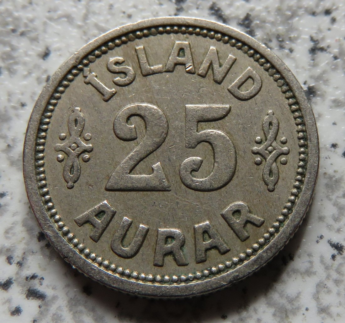 Island 25 Aurar 1923   