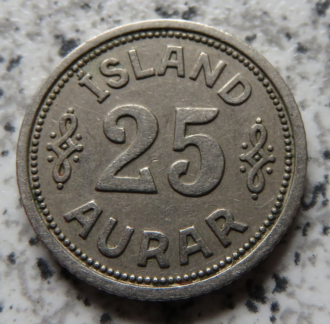  Island 25 Aurar 1940   