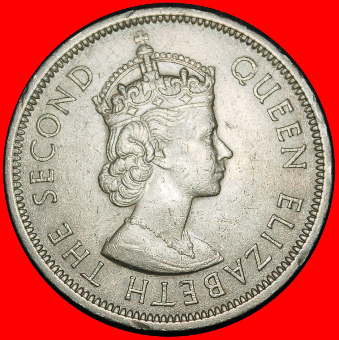  Ⰶ GROSSBRITANNIEN (1960-1970): HONGKONG CHINA★1 DOLLAR 1960H! ELISABETH II 1953-2022★OHNE VORBEHALT!   