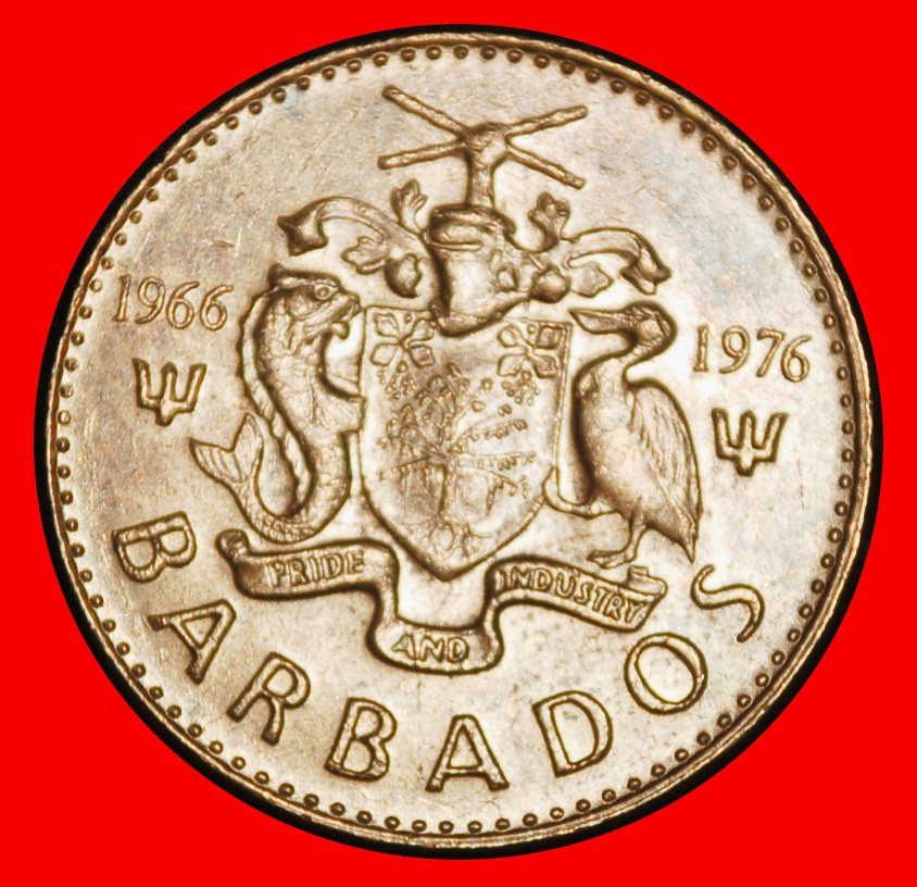 Ⰶ CANADA: BARBADOS ★ 1 CENT 1966-1976! ELIZABETH II (1953-2022)★LOW START ★ NO RESERVE!
