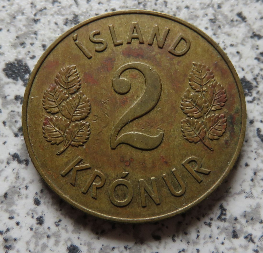  Island 2 Kronur 1963   
