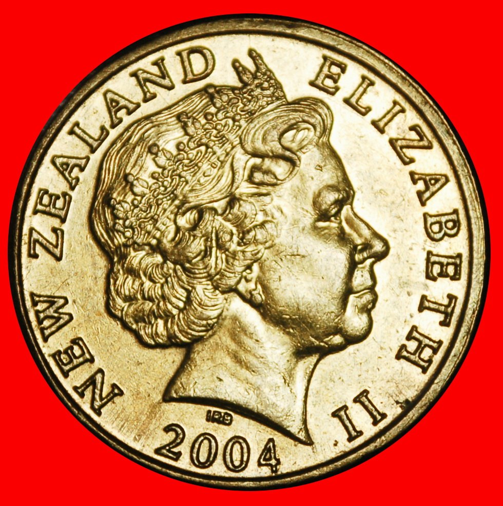  Ⰶ GROSSBRITANNIEN KIWI 1999-2023: NEUSEELAND★1 DOLLAR 2004★ELISABETH II. (1953-2022)★OHNE VORBEHALT!   
