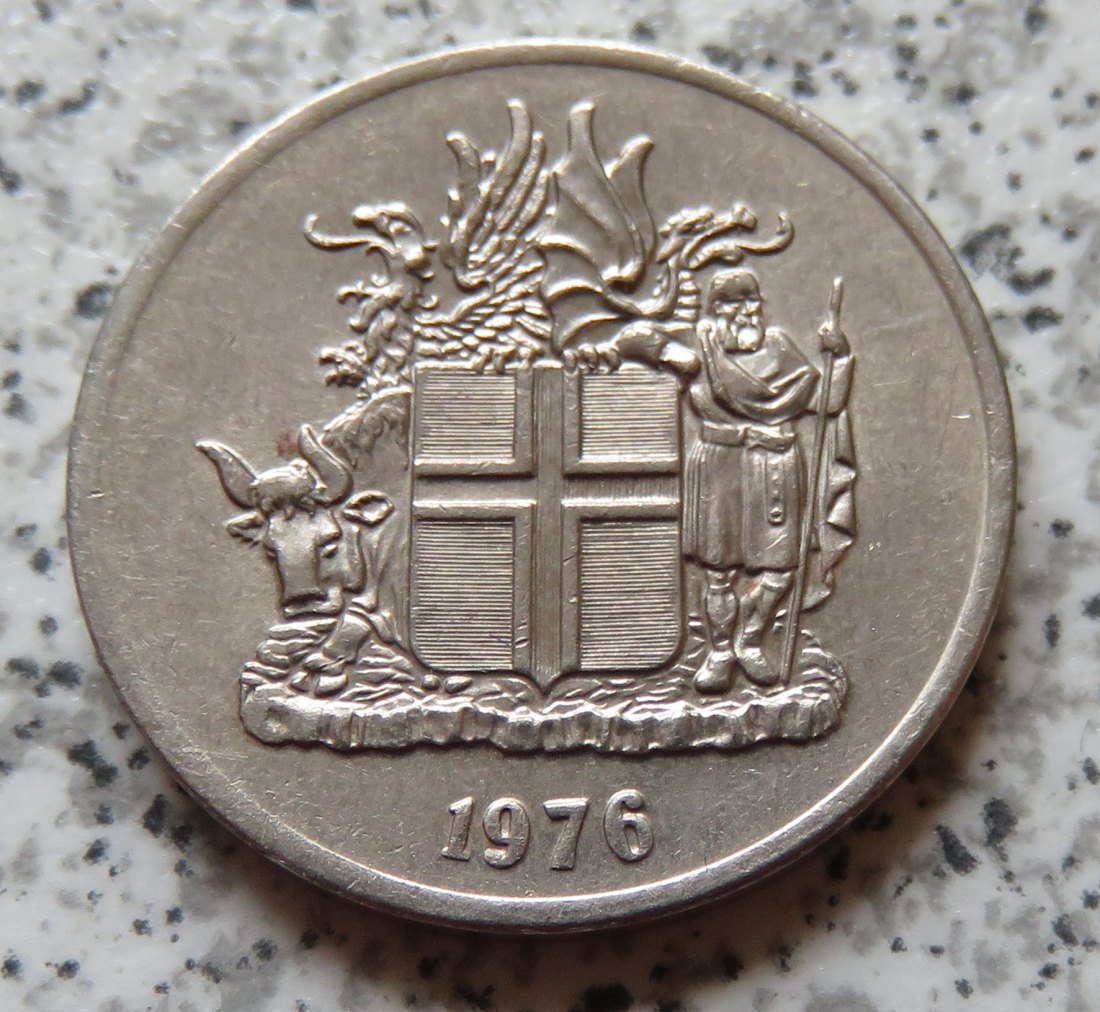  Island 5 Kronur 1976   