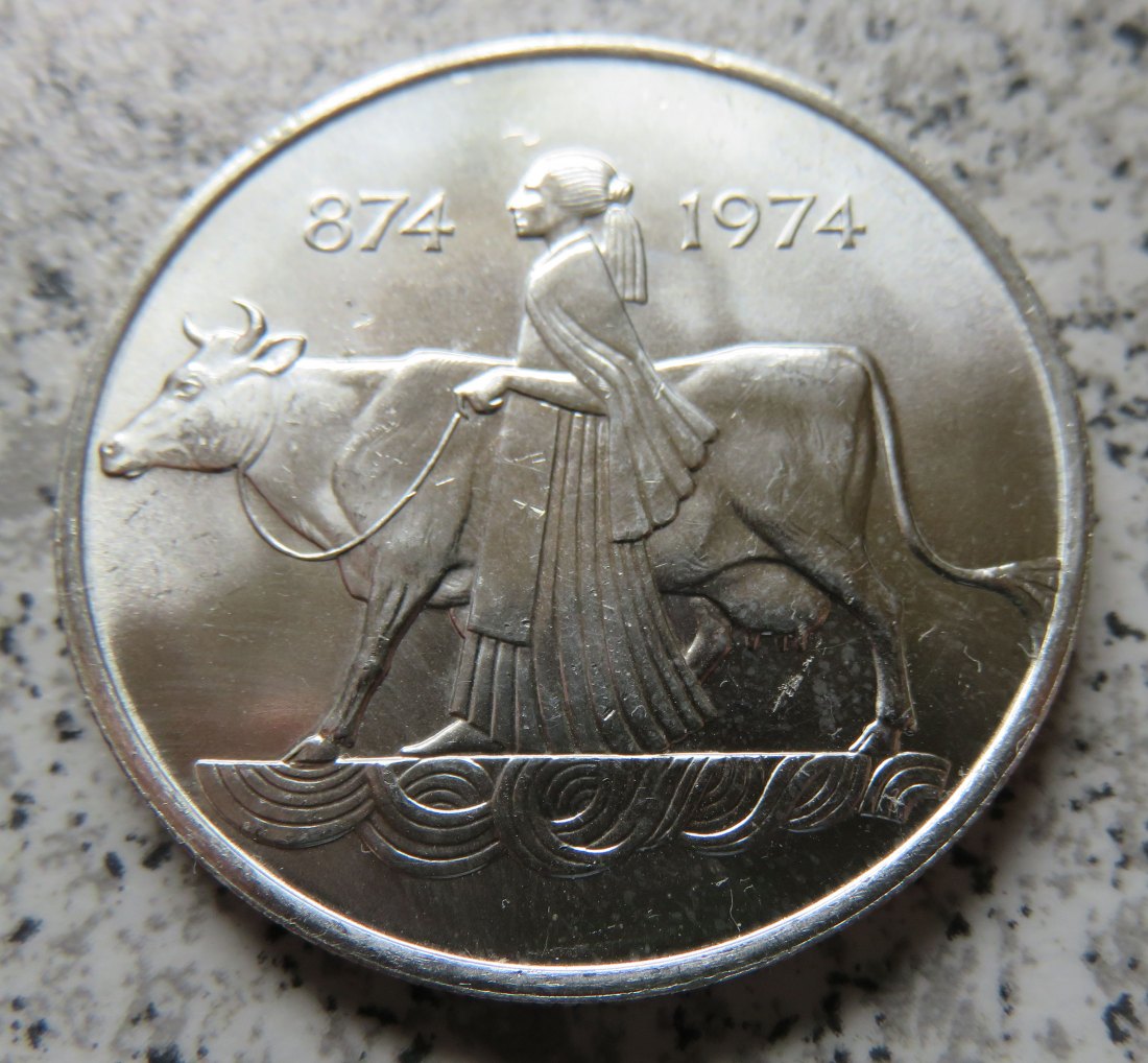  Island 500 Kronur 1974   