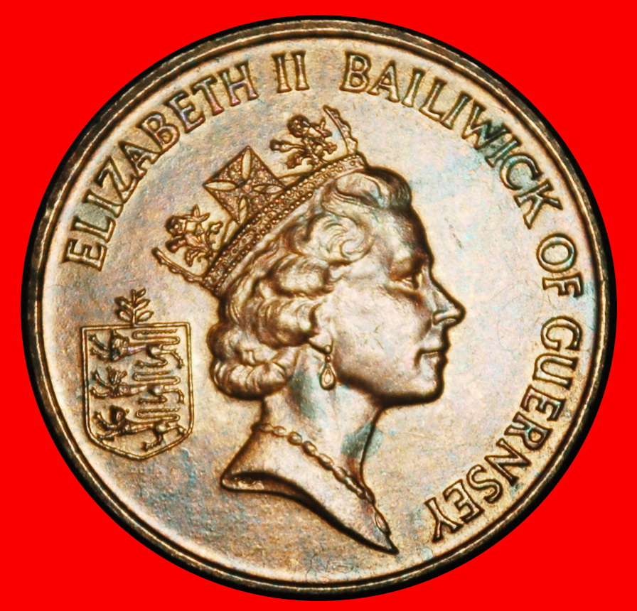  Ⰶ GREAT BRITAIN (1998-2012): GUERNSEY★ 1 PENNY 1997★ELIZABETH II (1953-2022)★LOW START ★ NO RESERVE!   