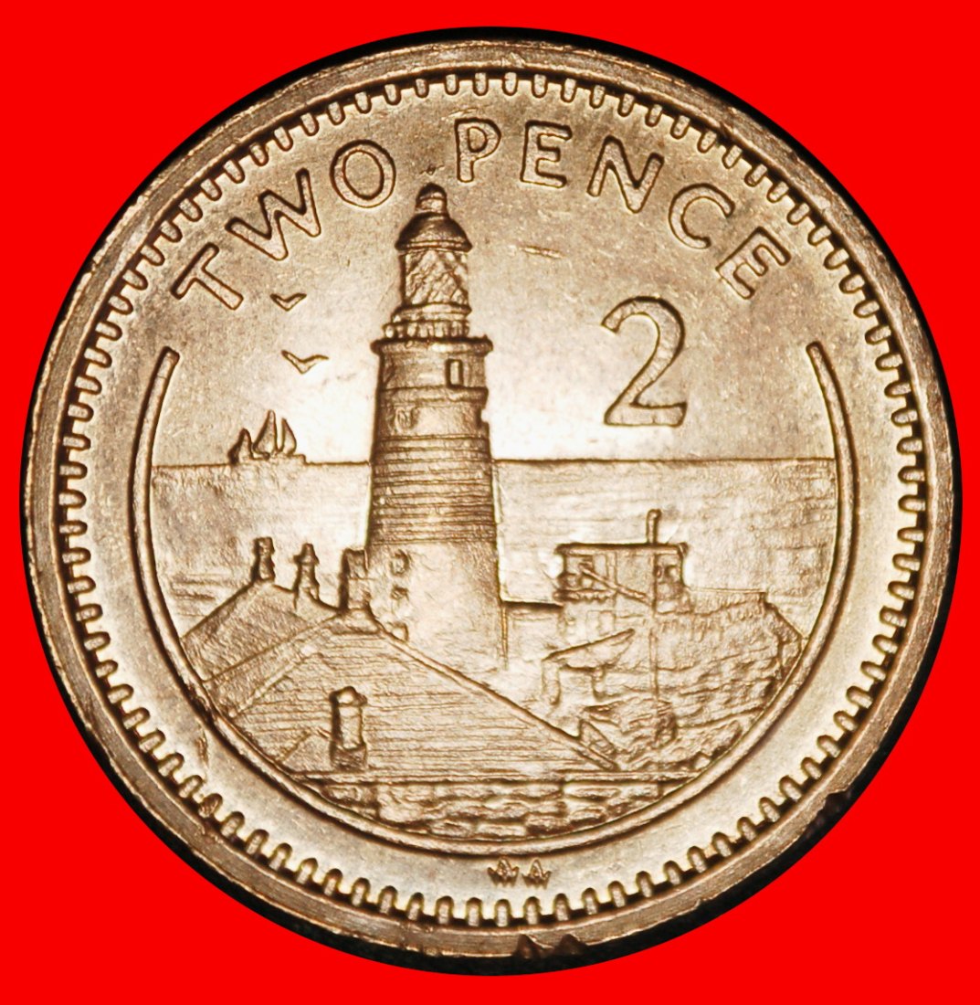 Ⰶ GROSSBRITANNIEN (1983-2016): GIBRALTAR ★ 2 PENCE 1994AA ELISABETH II. (1953-2022)★OHNE VORBEHALT!