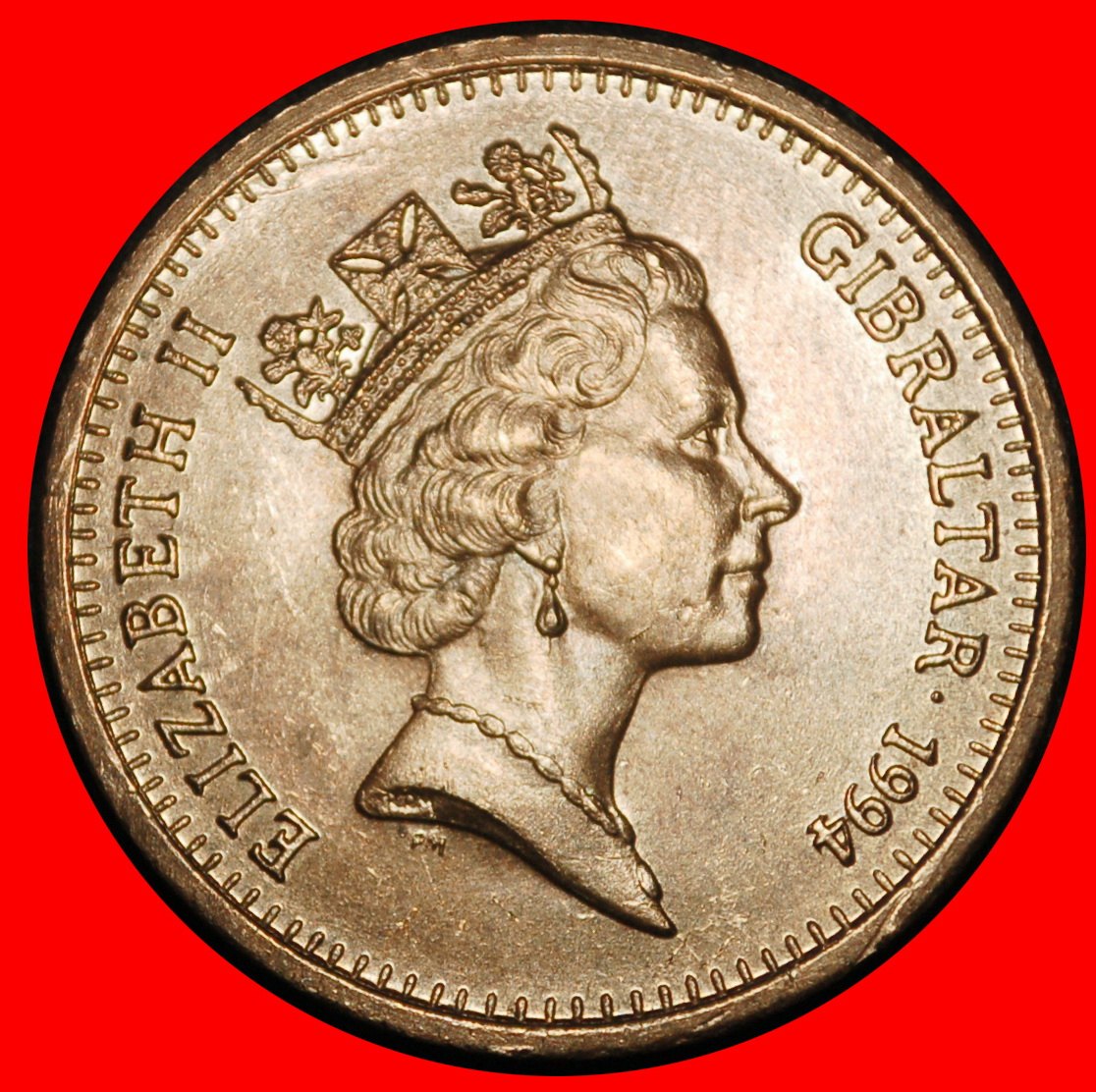  Ⰶ GROSSBRITANNIEN (1983-2016): GIBRALTAR ★ 2 PENCE 1994AA  ELISABETH II. (1953-2022)★OHNE VORBEHALT!   