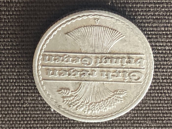  Münze Umlaufmünze Deutsches Reich 50 Pfennig 1921 Münzzeichen A   