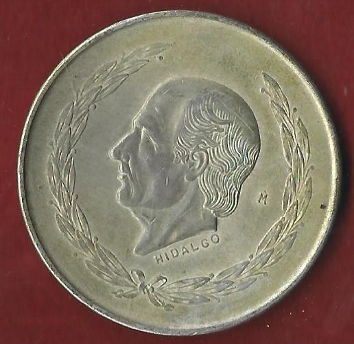  Mexico Cinco Pes. 1952 Münzankauf Koblenz Frank Maurer AK283   