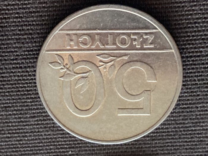 Münze Umlaufmünze Polen 50 Zloty 1990
