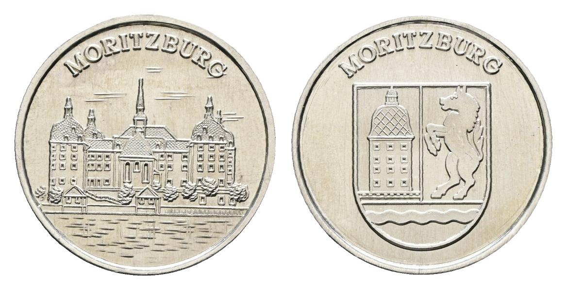  Medaille; Moritzburg; Ag; 7,22 g; Ø 30,1 mm   
