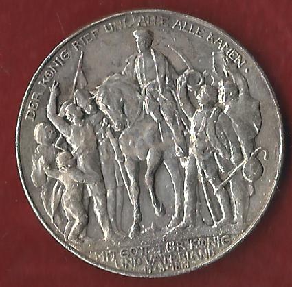  Kaiserreich Preußen 3 Mark 1913 Befreiungskriege  Münzankauf Koblenz Frank Maurer AK303   