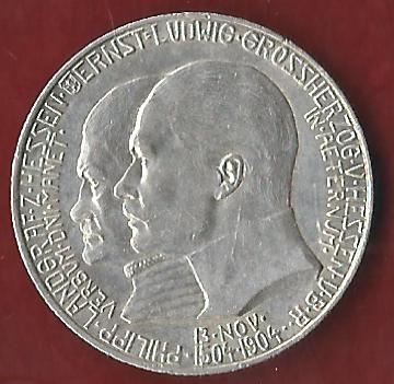  Kaiserreich 2 Mark Hessen 1904  Münzankauf Koblenz Frank Maurer AK307   