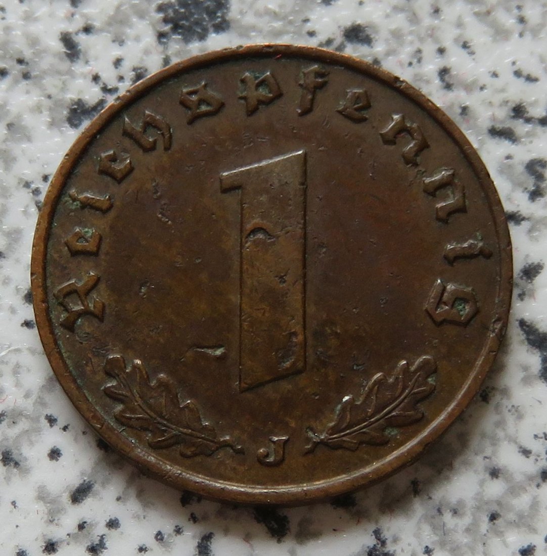  Drittes Reich 1 Pfennig 1937 J   