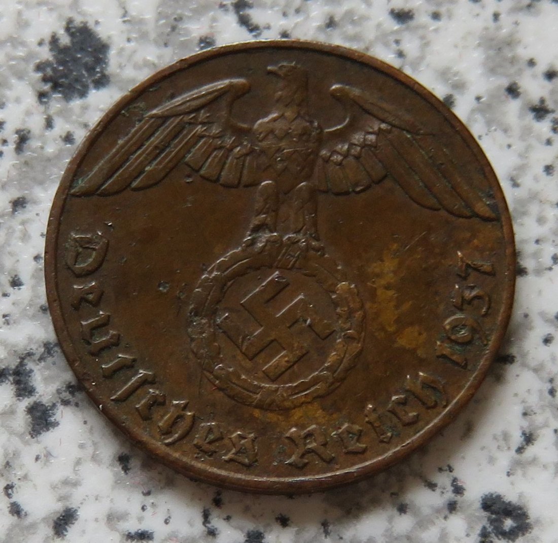  Drittes Reich 1 Pfennig 1937 J   