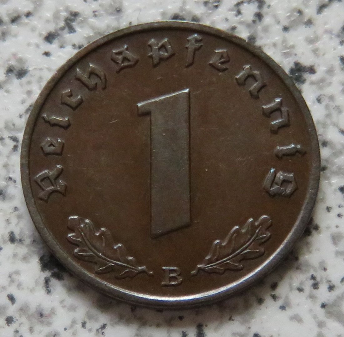  Drittes Reich 1 Pfennig 1938 B   