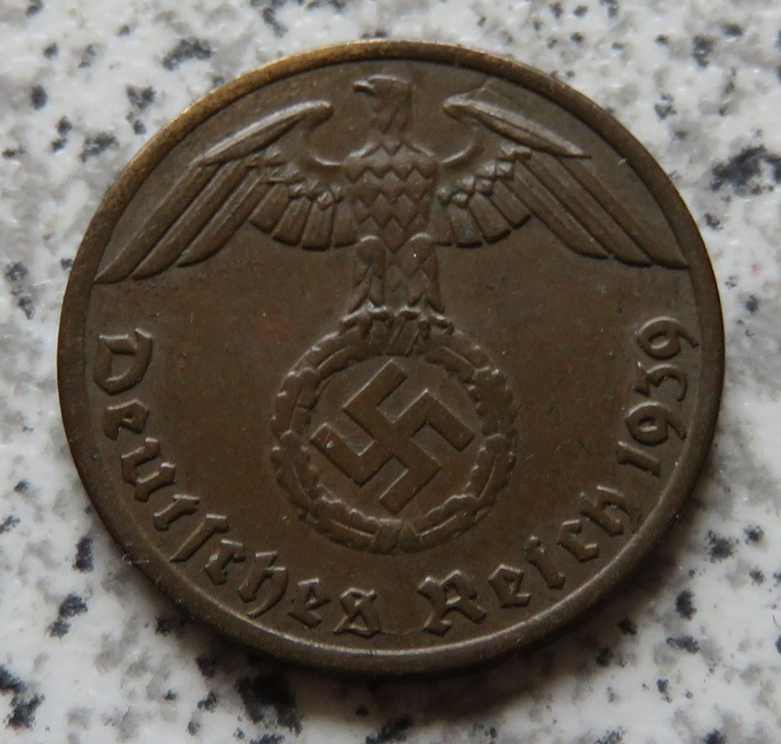  Drittes Reich 1 Pfennig 1939 A   