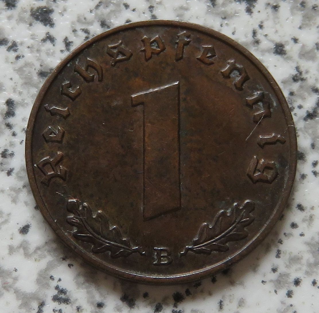  Drittes Reich 1 Pfennig 1939 B   