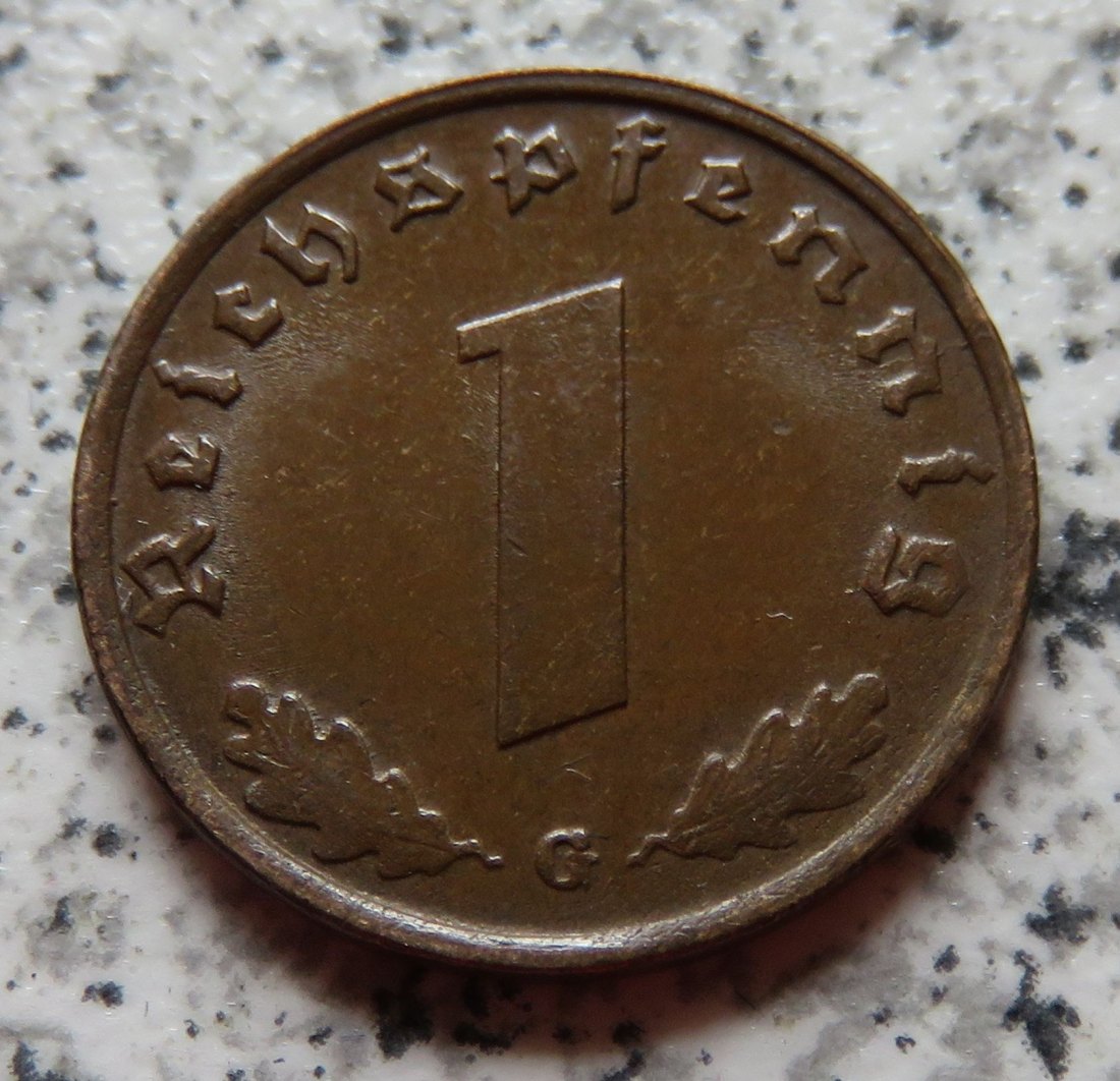  Drittes Reich 1 Pfennig 1939 G   