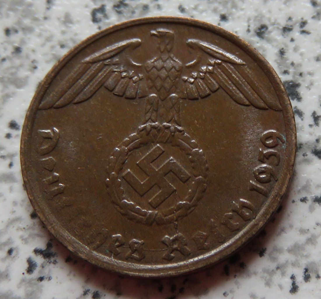  Drittes Reich 1 Pfennig 1939 G   
