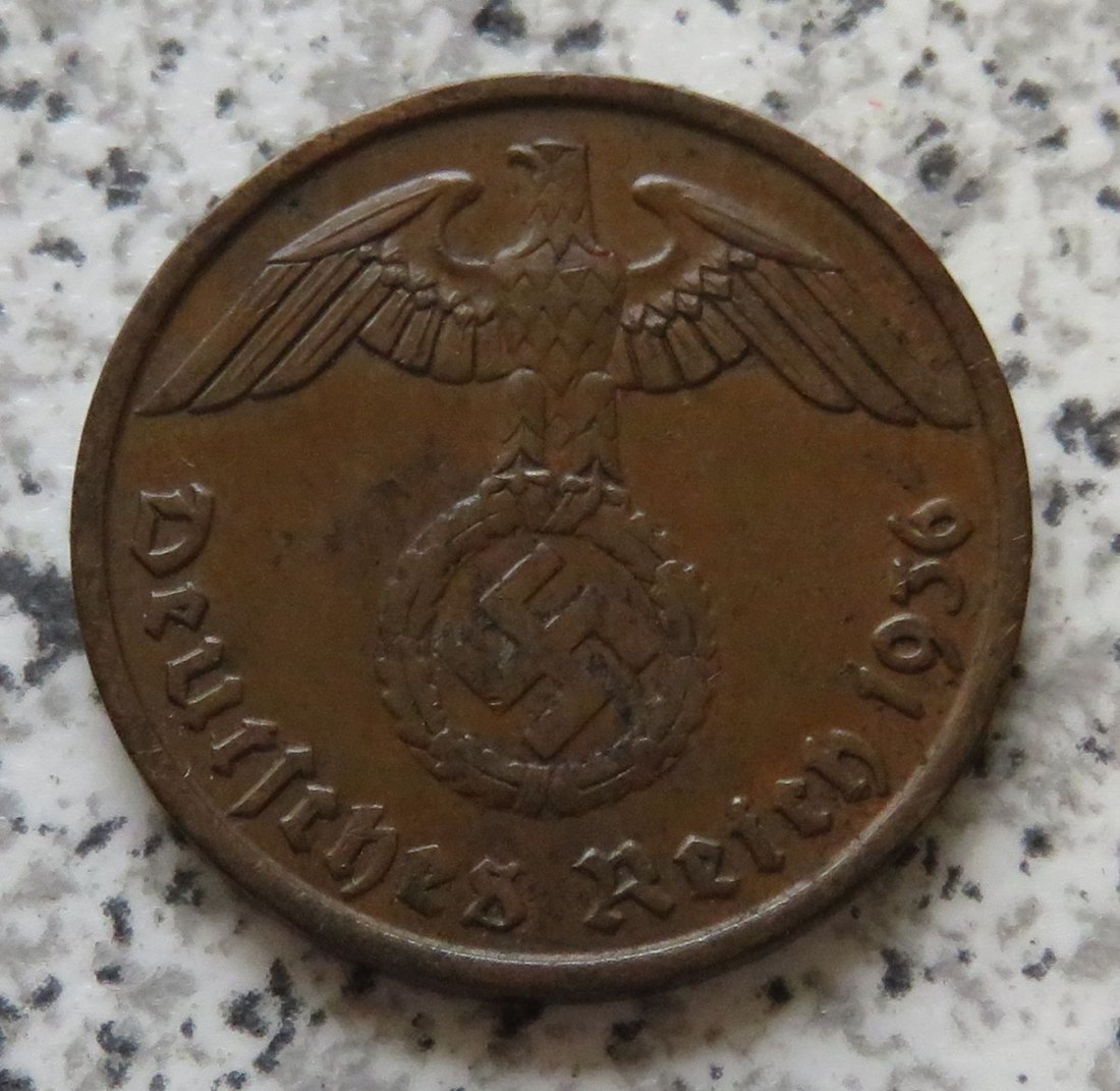  Drittes Reich 2 Reichspfennig 1936 A   