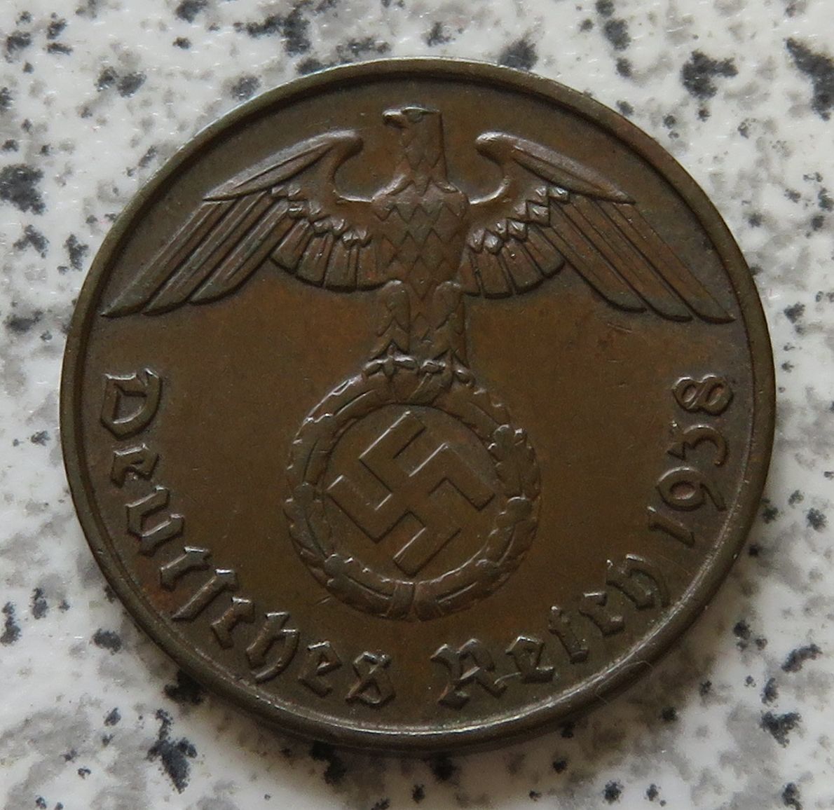  Drittes Reich 2 Reichspfennig 1938 J   