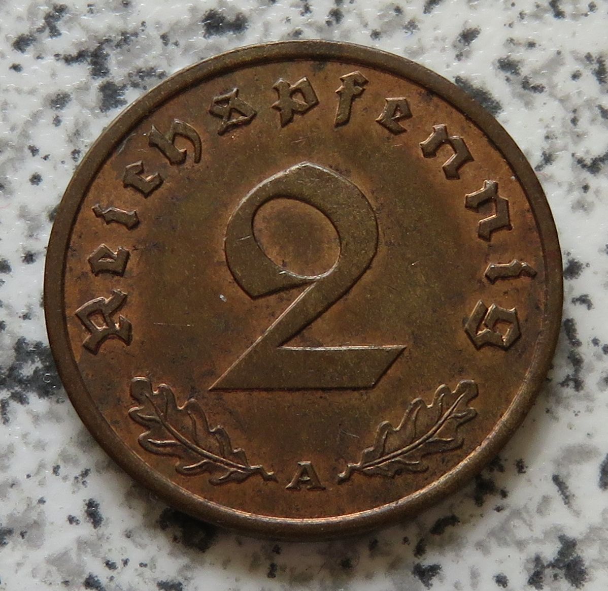  Drittes Reich 2 Reichspfennig 1939 A   