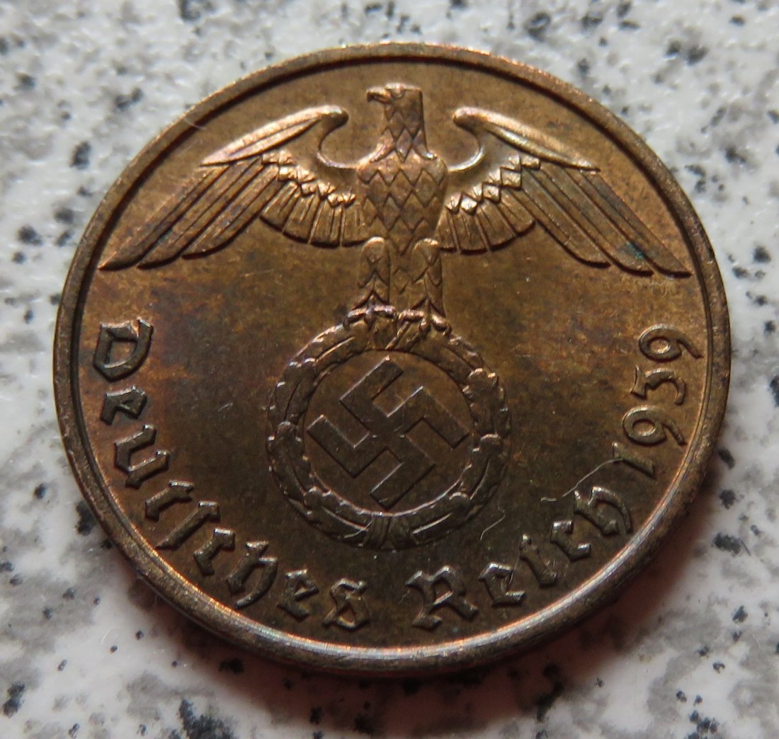  Drittes Reich 2 Reichspfennig 1939 J   