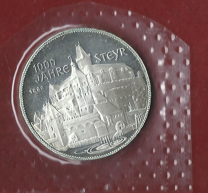  Österreich 500 Schilling 35 Euro Nennwert 1980 ST  Münzankauf Koblenz Frank Maurer AK317   