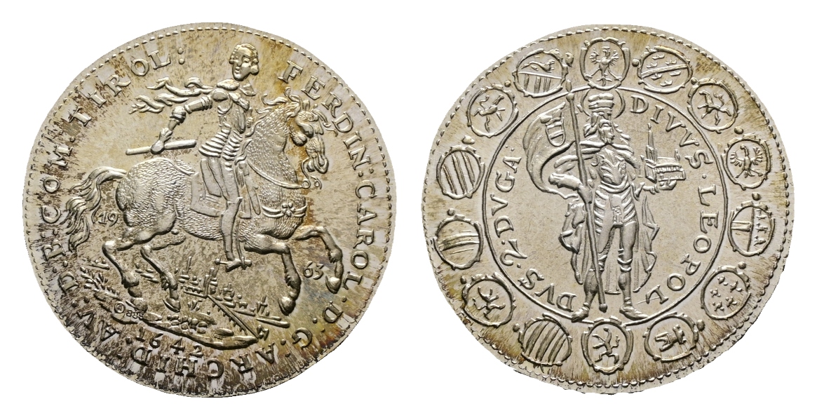  Österreich; Münze 1642; Silber; 6,30 g; Ø 27,9 mm   