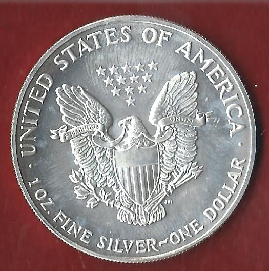  USA Silver Eagle 1990 1 Unze Feinsilber  Münzankauf Koblenz Frank Maurer AK342   