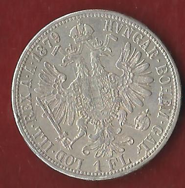  Österreich Ungarn 1 Florin 1879  Münzankauf Koblenz Frank Maurer AK349   