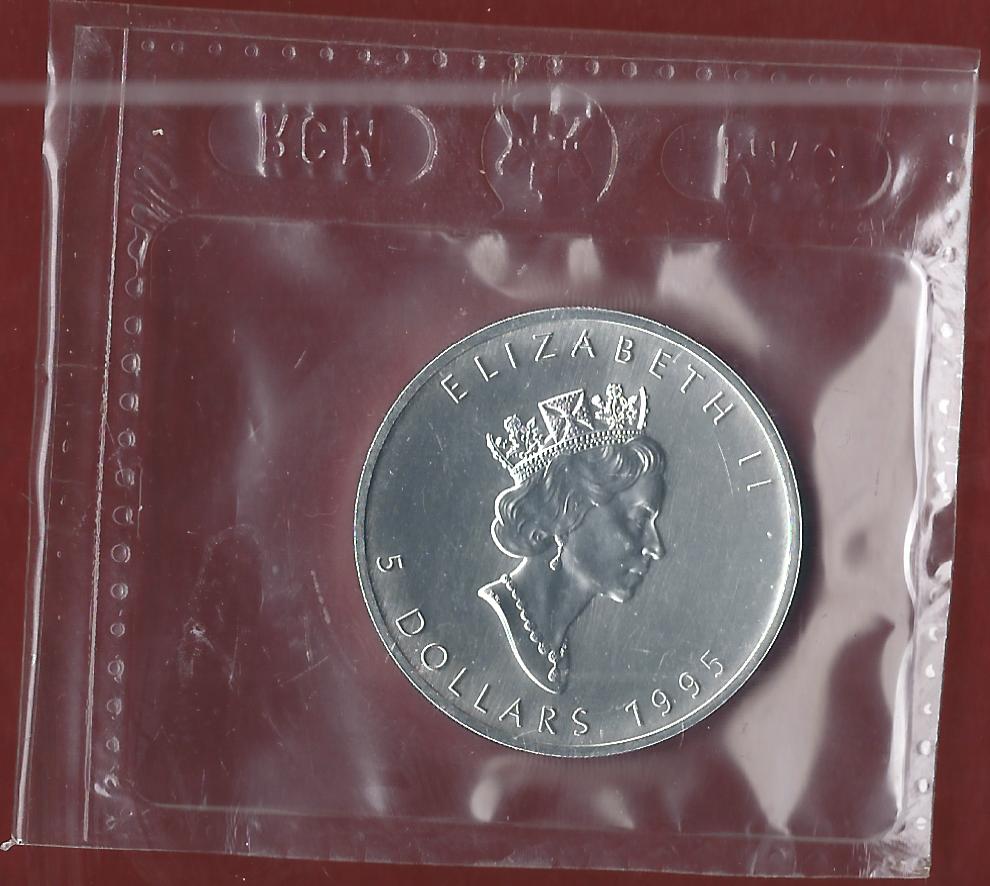  Kanada 1 OZ Maple LEAF 1995 OVP  Münzankauf Koblenz Frank Maurer AK352   