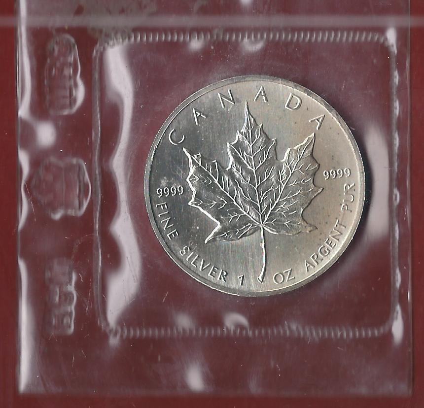  Kanada 1 OZ Maple LEAF 1989 OVP  Münzankauf Koblenz Frank Maurer AK353   