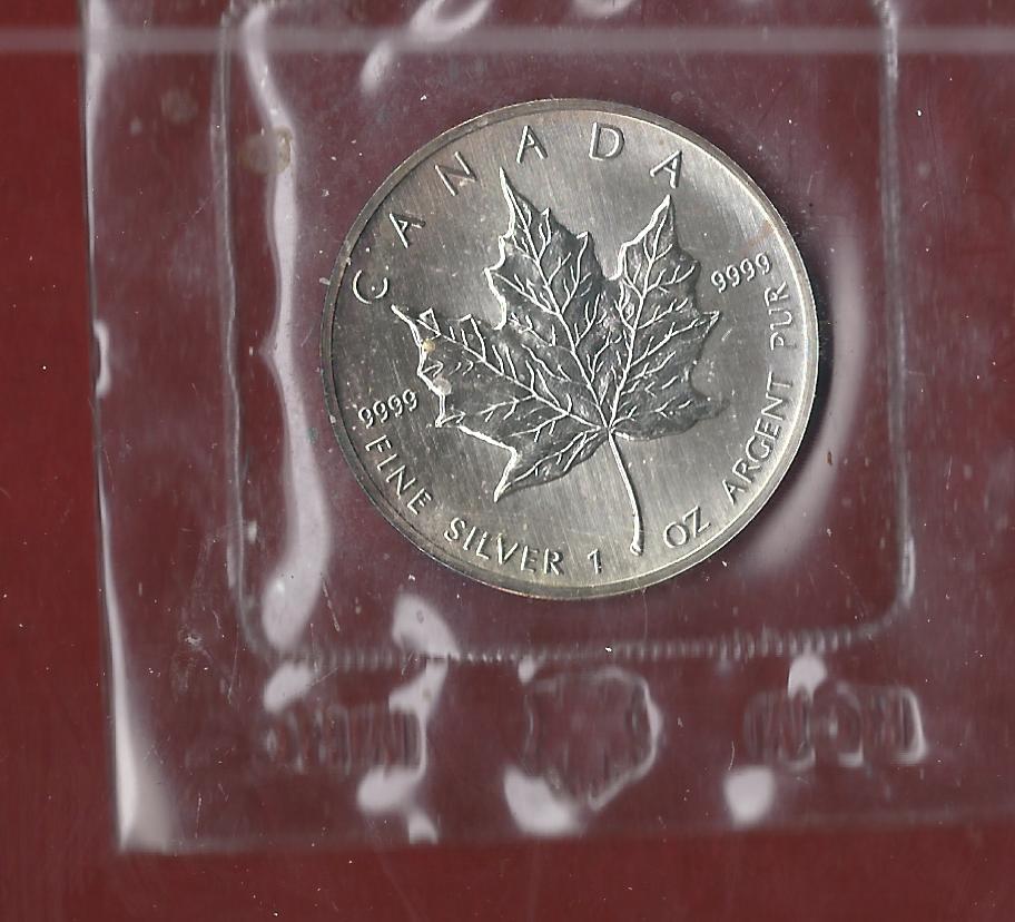  Kanada 1 OZ Maple LEAF 1989 OVP  Münzankauf Koblenz Frank Maurer AK354   