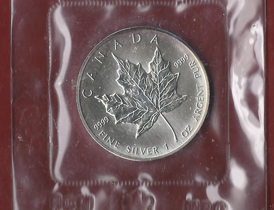  Kanada 1 OZ Maple LEAF 1989 OVP  Münzankauf Koblenz Frank Maurer AK355   