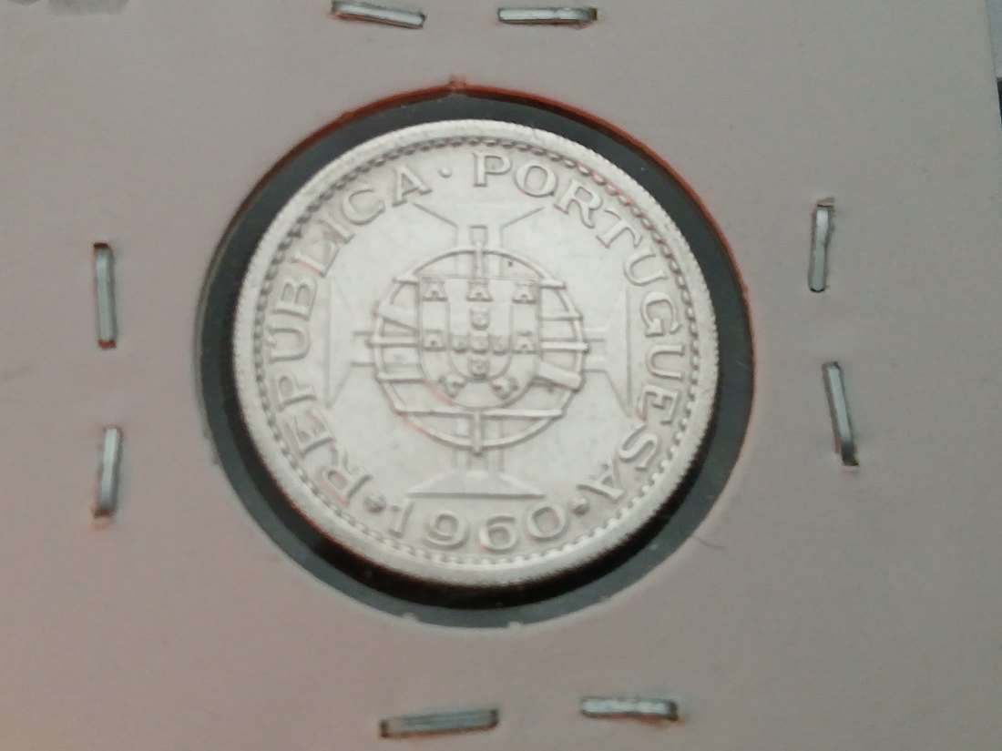  Mozambique - 5 Escudos 1960 Silber   