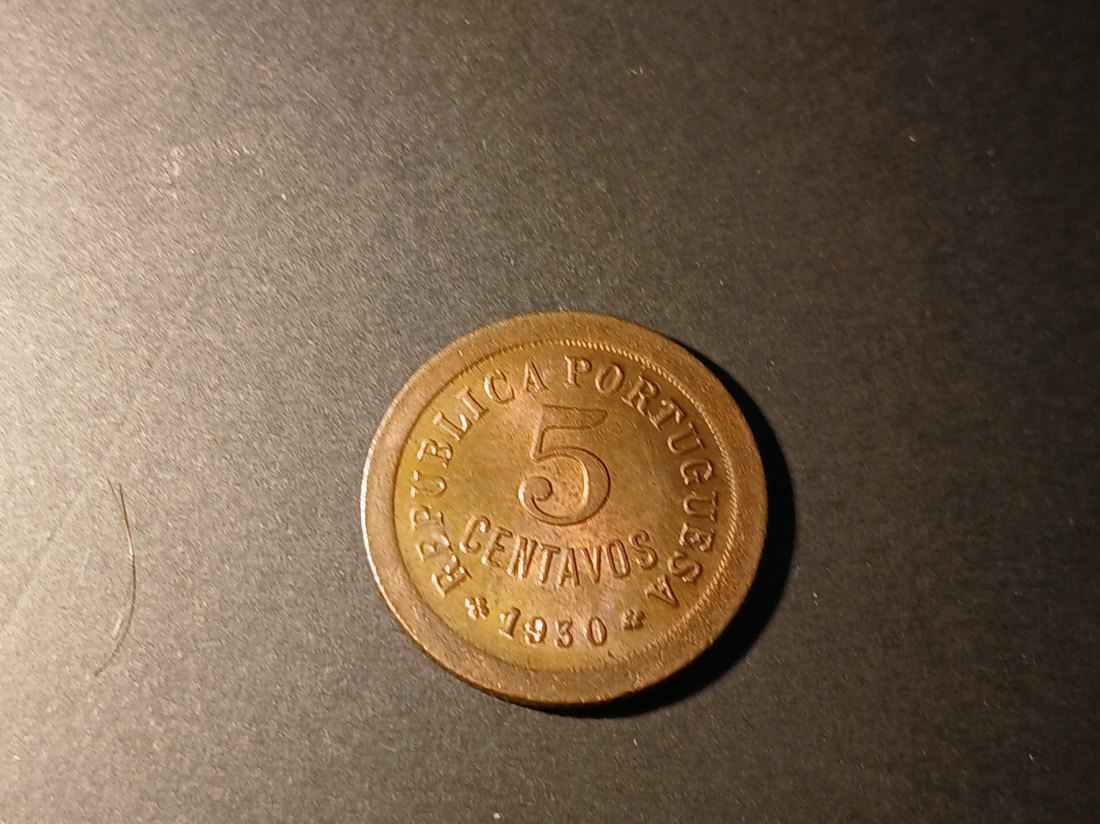  Cap Verde - 5 centavos 1930   