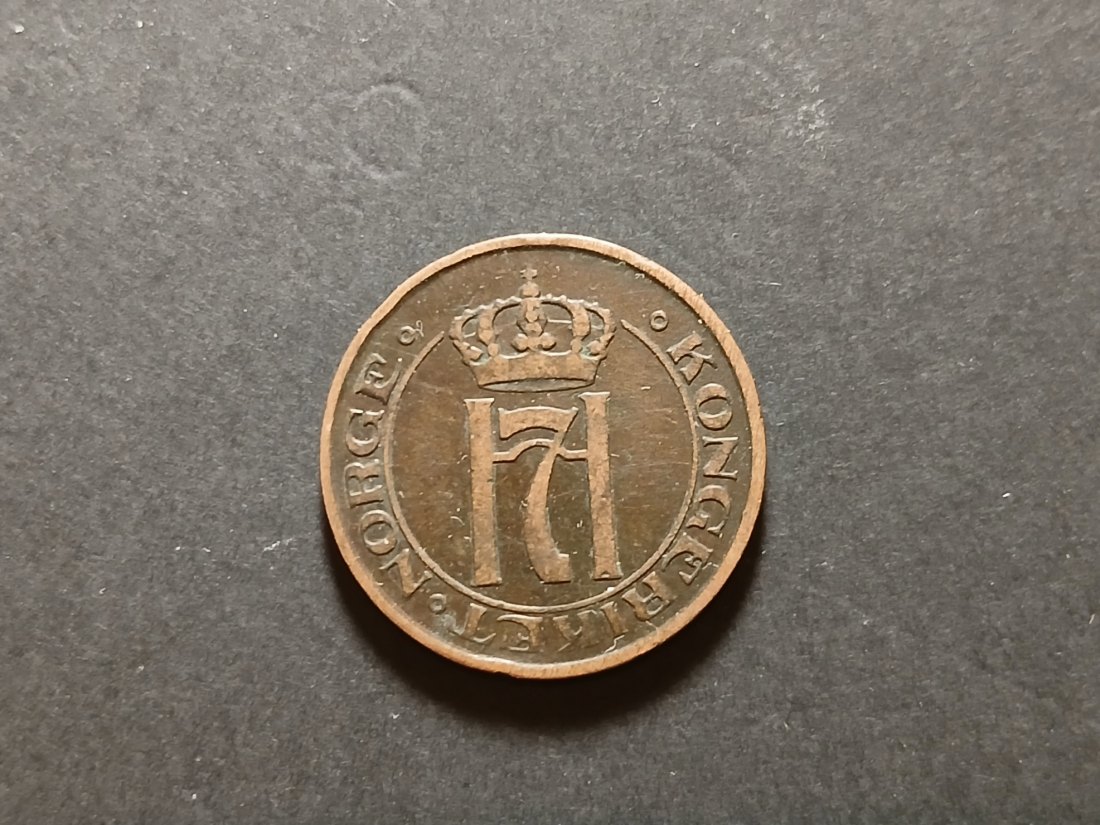  Norway - 2 Ore 1909,selten   