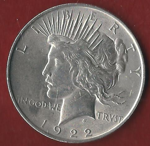  USA Liberty  Dollar 1922 rar  Münzankauf Koblenz Frank Maurer AK359   