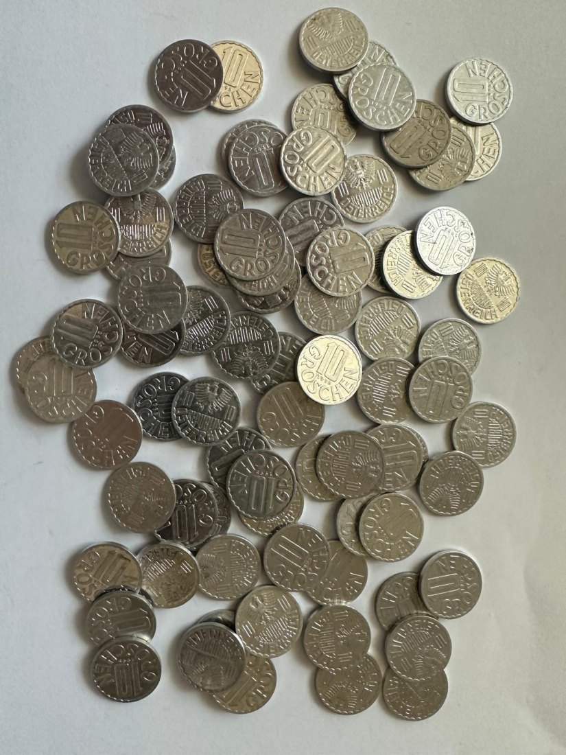  Schilling 10 Groschen Österreich 1995 82 STK   