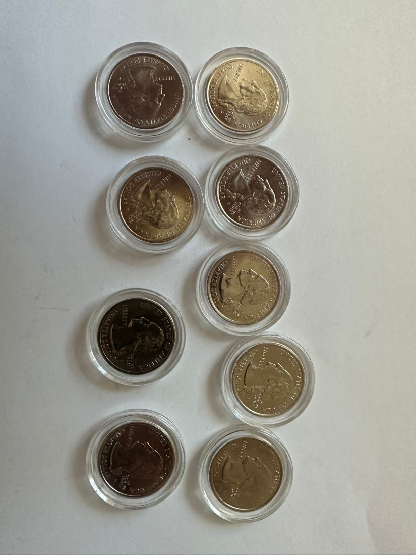 Quarter Dollar America 5 Stk 2000 Jahr 5 Stk 1999 Jahr PP