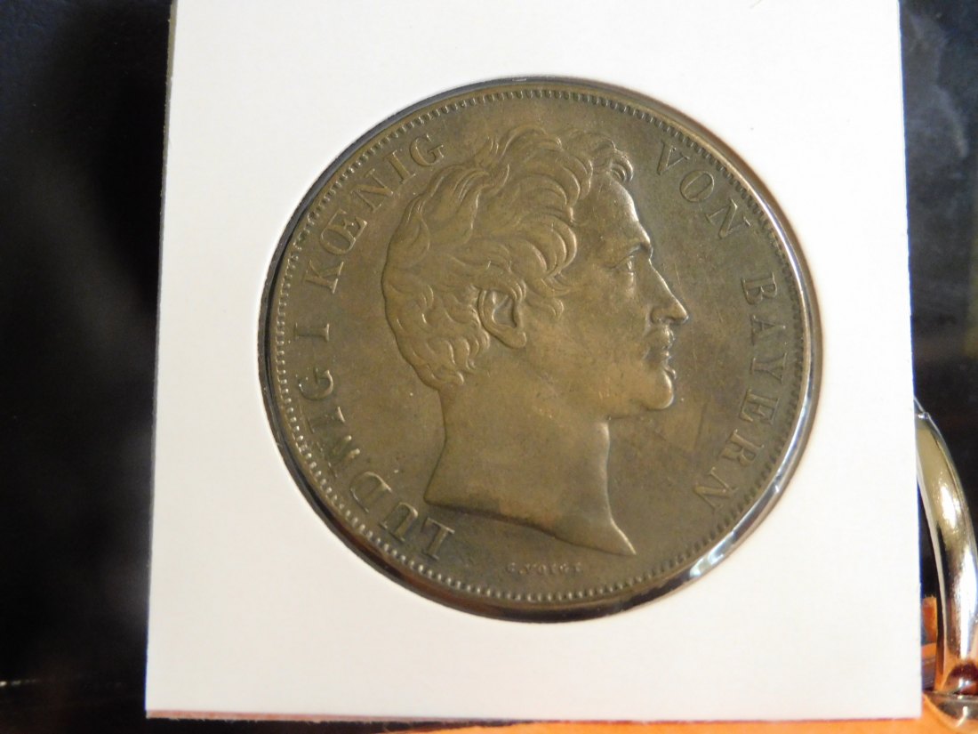  GERMANY 2 GULDEN 1848 BAVARIA.GRADE-PLEASE SEE PHOTOS.   